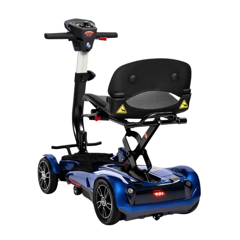 EV Rider Transport 4M S19FM 4-Wheel Manual Folding Travel Scooter – Airline Approved