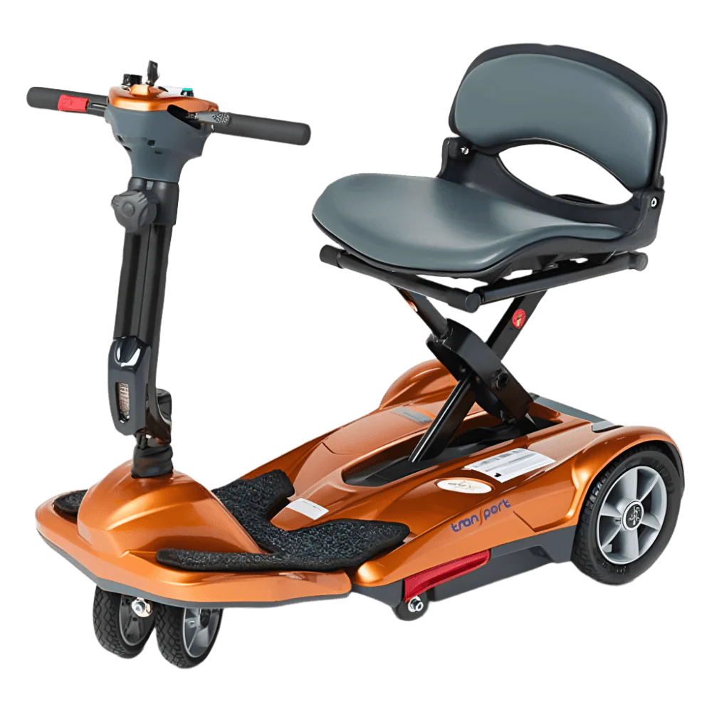 EV Rider Transport EZ Move Folding Travel Mobility Scooter – Lightweight Electric Portable Scooter