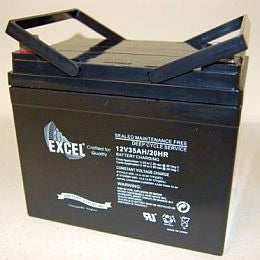 Excel U1 SLA Battery — 12V 35Ah Sealed Lead Acid Mobility Scooter & Power Chair Battery