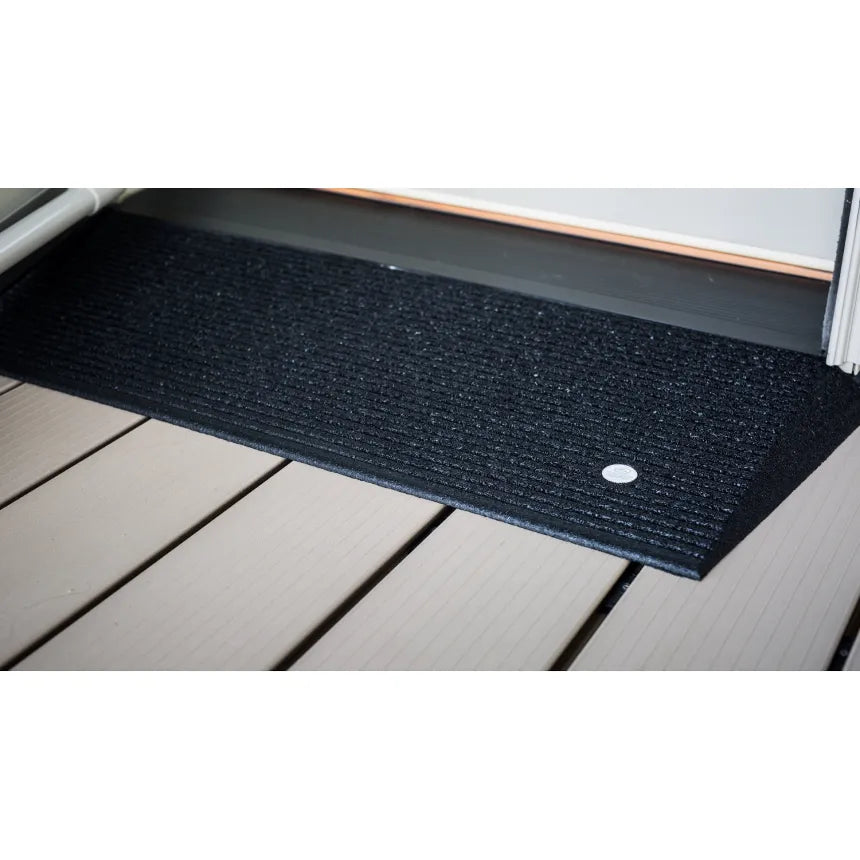EZ-ACCESS Rubber Threshold Ramp Angled Entry Mat - Rubber Threshold Ramp