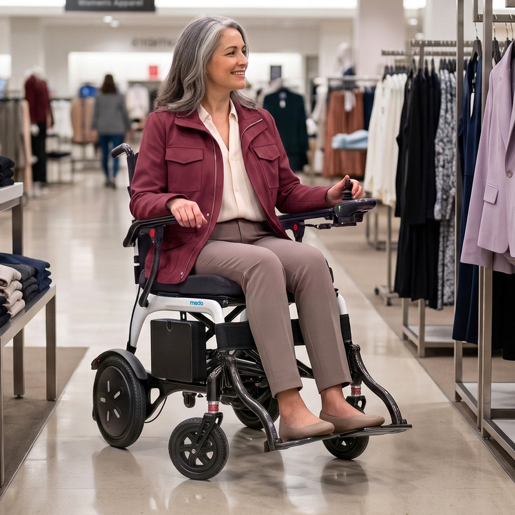 WHILL Modo Breeze Lightweight Folding Power Wheelchair