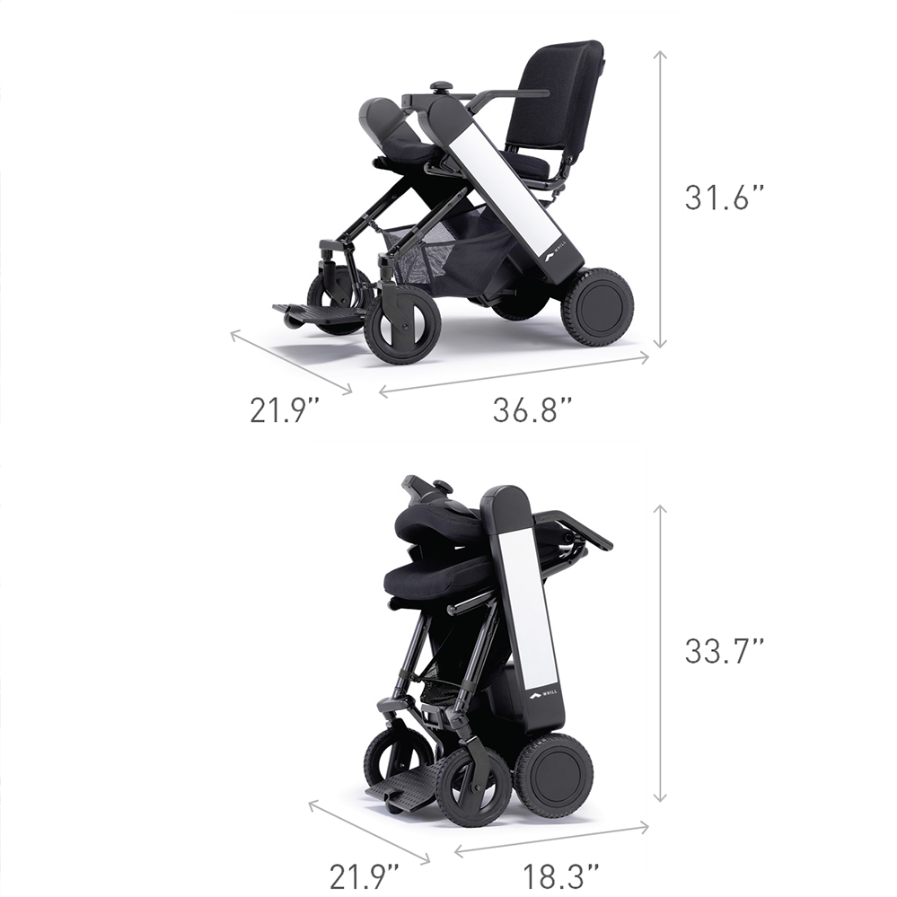 WHILL Model Fi Folding Power Chair