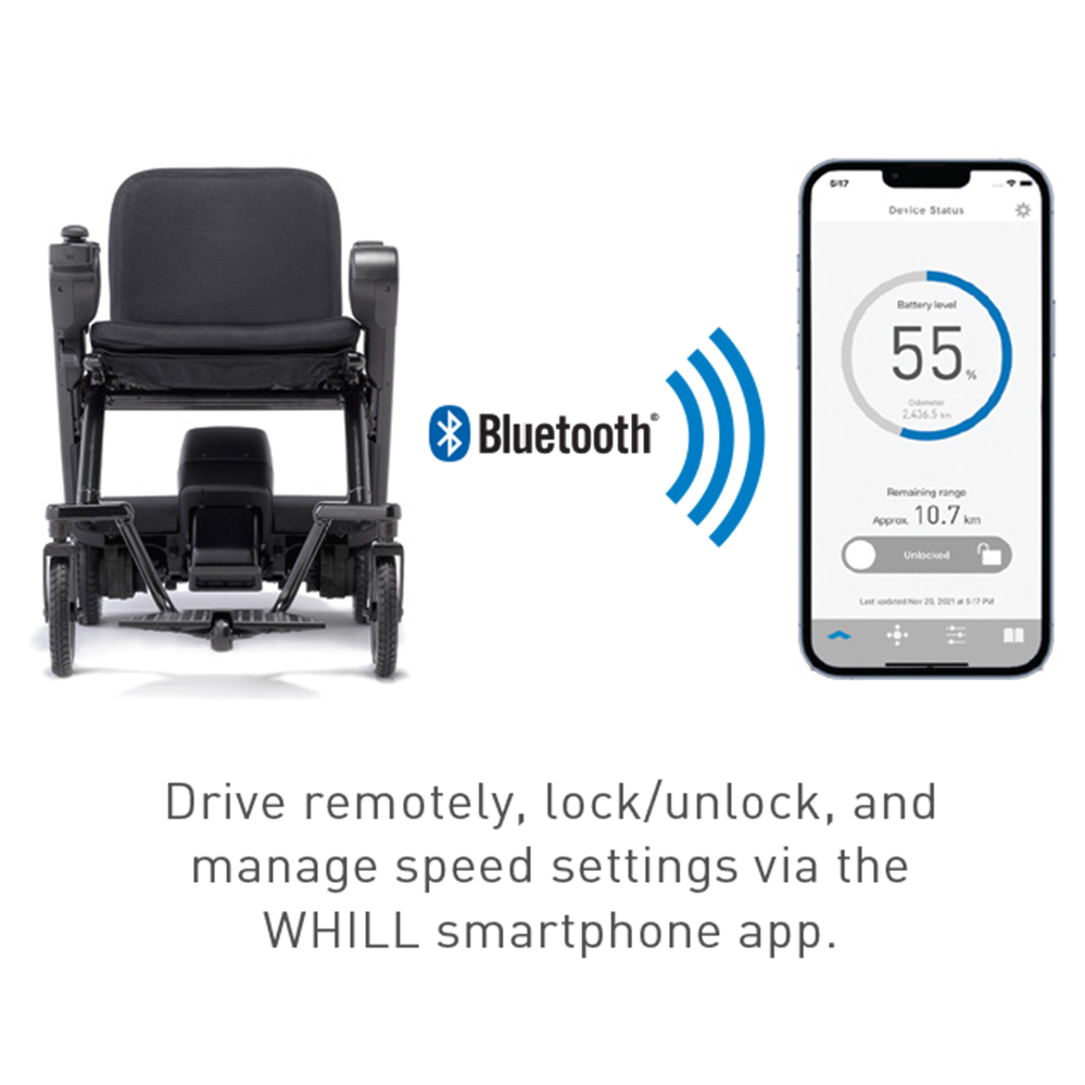 WHILL Model Fi Folding Power Chair
