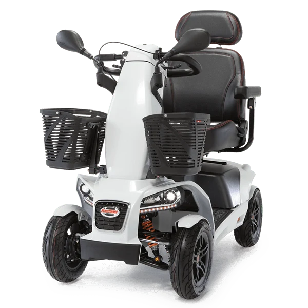 Freerider FR1-4 Heavy Duty 4-Wheel Mobility Scooter – 400 lb, 9.4 MPH, 36 Mile Range