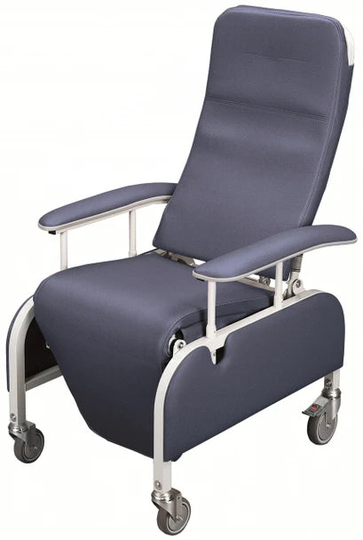 Lumex Preferred Care Drop-Arm Recliner – Infinite Position Clinical Chair for Transfers & Patient Care