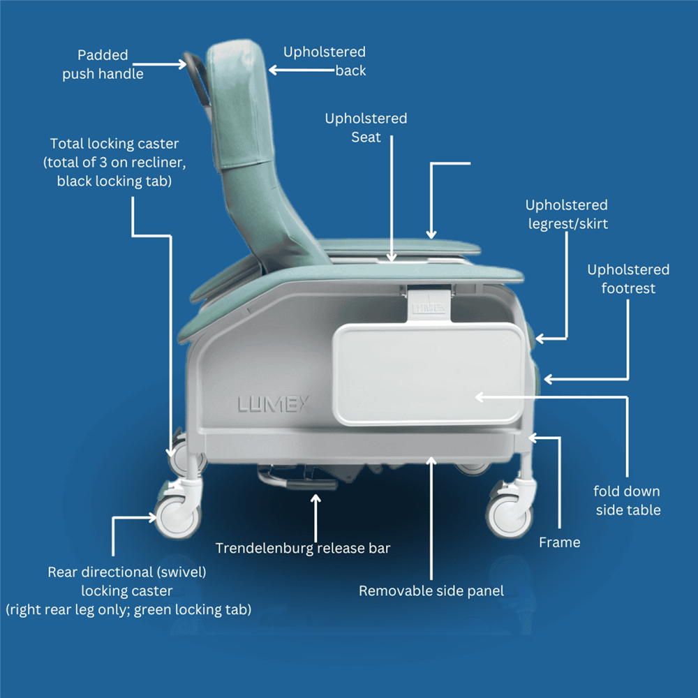 Lumex Deluxe Clinical Care Recliner