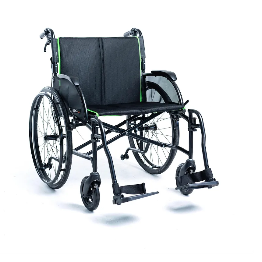 Feather Chair HD Heavy-Duty Wheelchair – 22" or 24" Seat, 350–450 lb Capacity