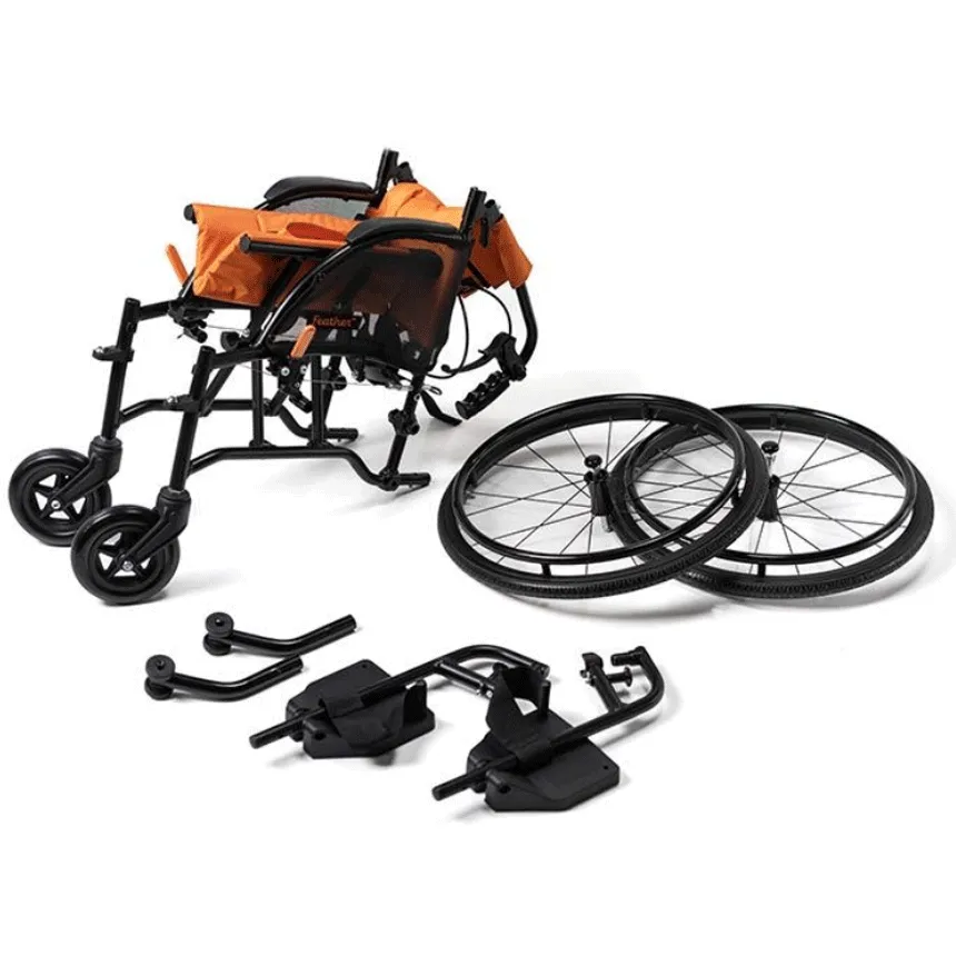 Feather Kids Lightweight Pediatric Wheelchair – 12" or 14" Seat