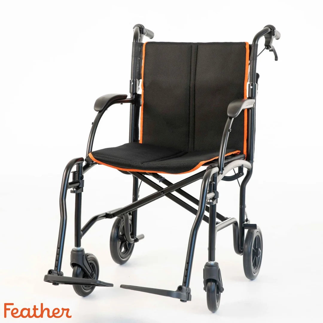 Feather Transport Travel Wheelchair – Ultra Lightweight 13 lbs