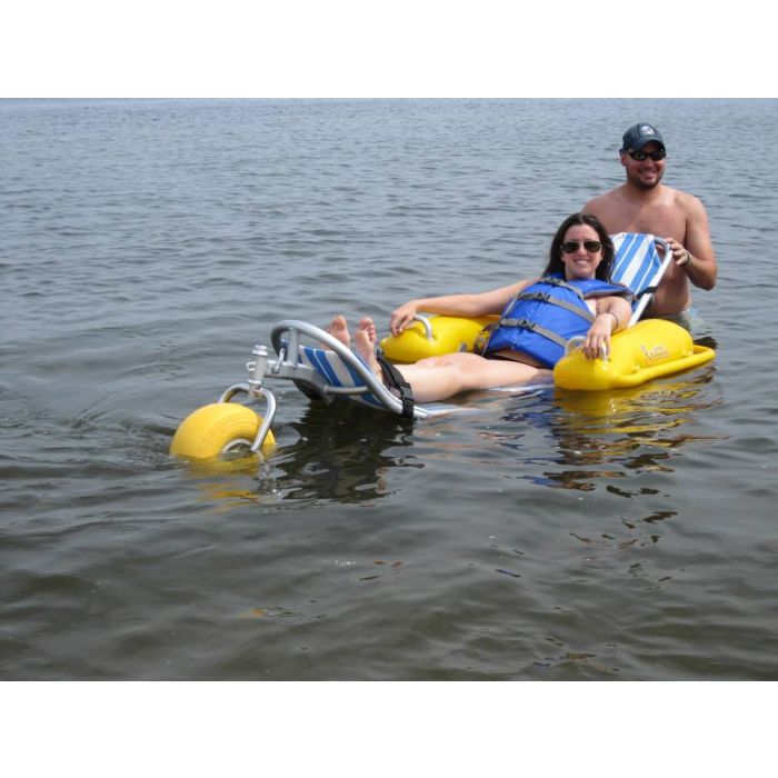 Floating Beach Wheelchair – Mobi-Chair Amphibious Sand & Water Mobility Chair