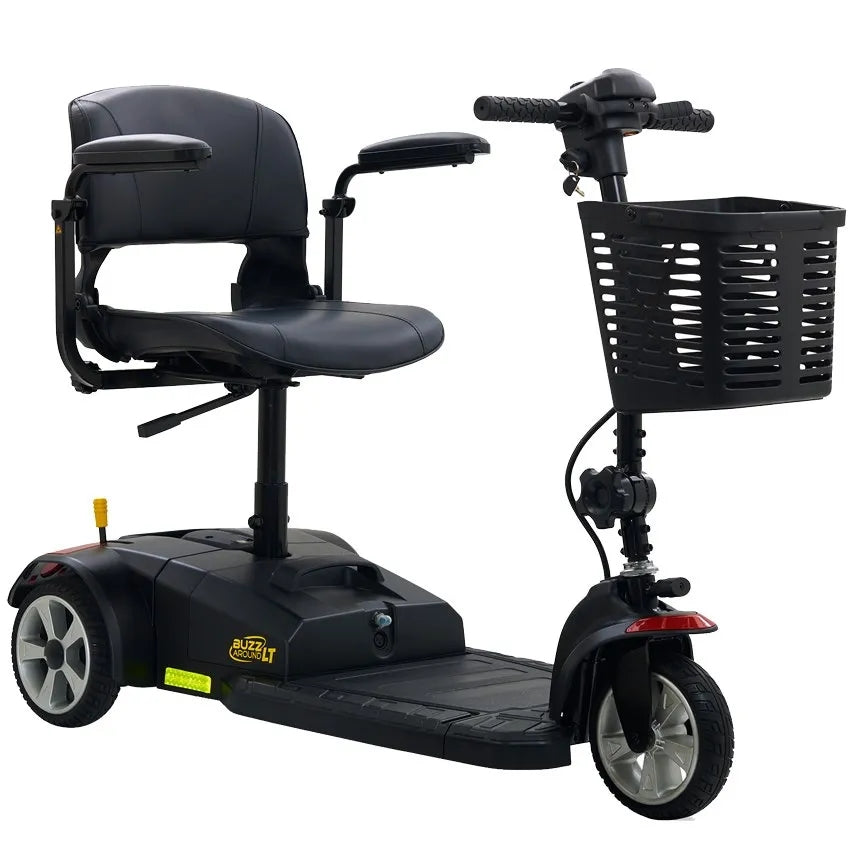 Golden Tech GB107D Buzzaround LT 3-Wheel Power Scooter-Red