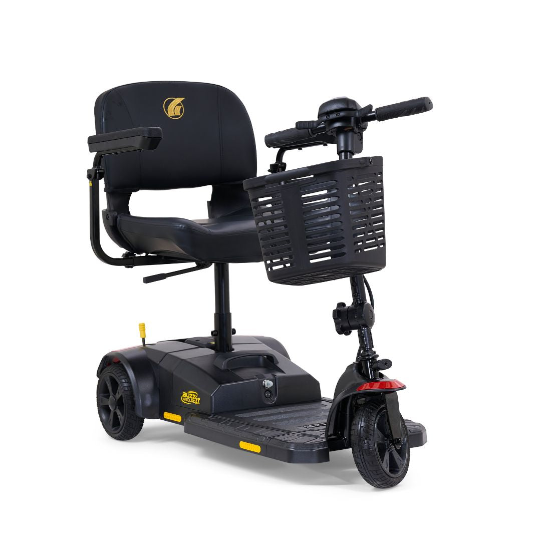 Golden Technologies Buzzaround Lite GB107 3-Wheel Travel Mobility Scooter – 300 lb Capacity