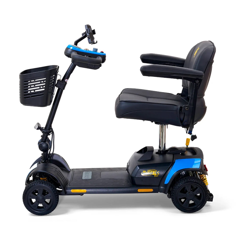 Golden Tech GB124B Buzzaround XLSHD 4-Wheel Portable Scooter with Suspension