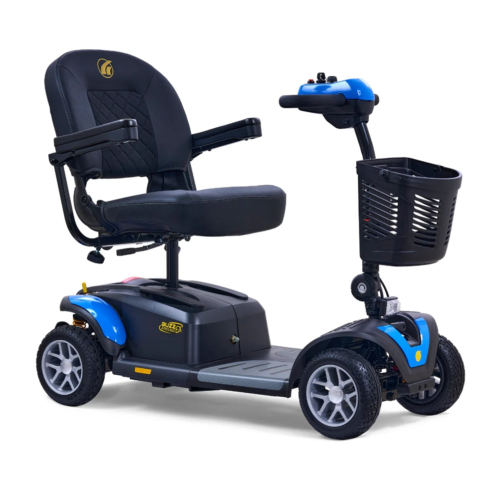 Golden Tech GB148D BuzzAround EX Extreme 4-Wheel Heavy Duty Long Range Travel Scooter