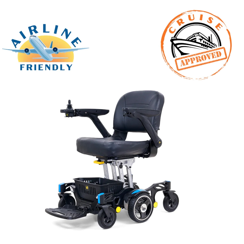 Golden Tech GP130 FAA Approved Buzzaround CarryOn Portable Power Wheelchair