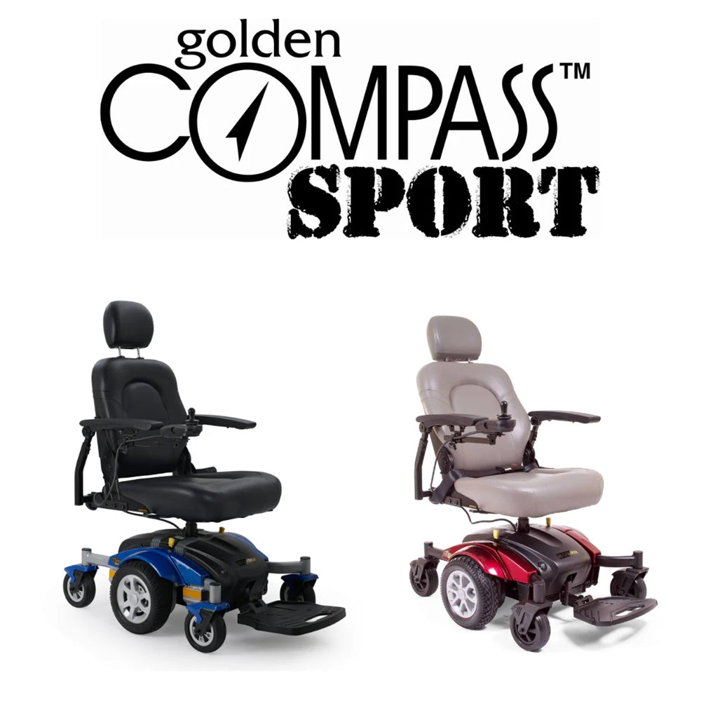 Golden Tech GP605M Compass Sport PowerChair with 24 Mile Range