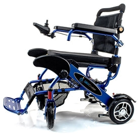 Geo Cruiser Elite EX Heavy Duty Rugged Folding Lightweight Travel Compact Powerchair Lithium Power