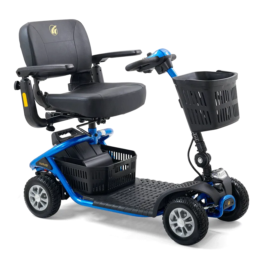 Golden LiteRider GL141 4-Wheel Scooter – 300 lb, 12.5 Mile Range