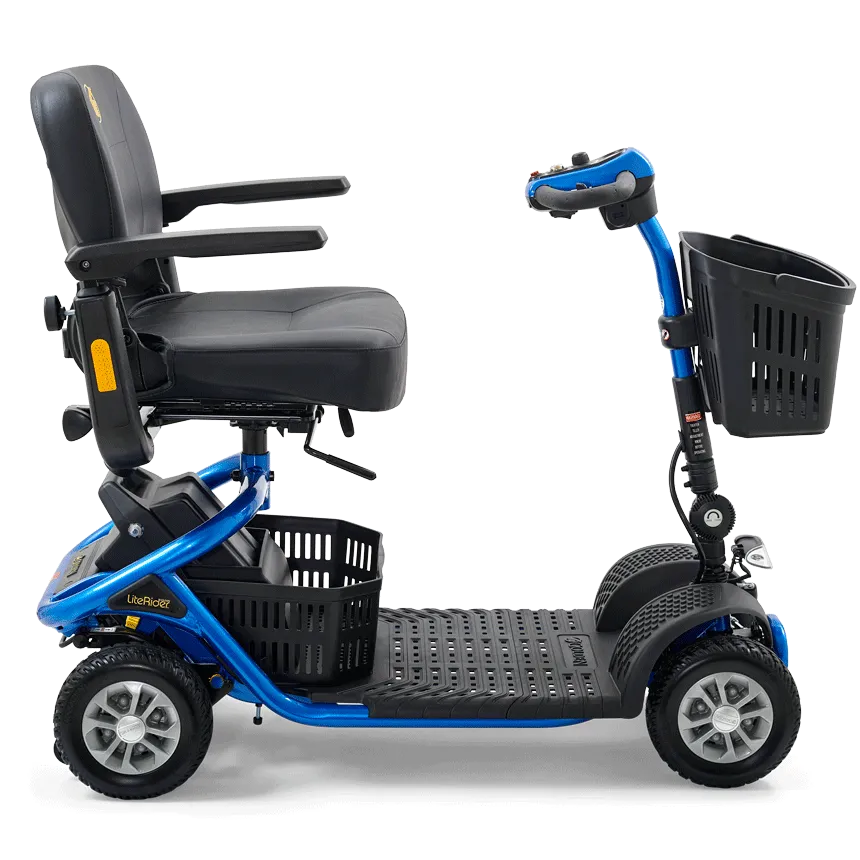 Golden LiteRider GL141 4-Wheel Scooter – 300 lb, 12.5 Mile Range