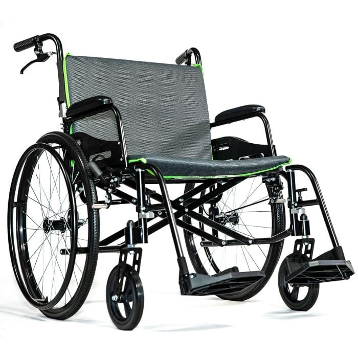 Feather Heavy Duty 22 IN. Extra Wide Featherweight Wheelchair