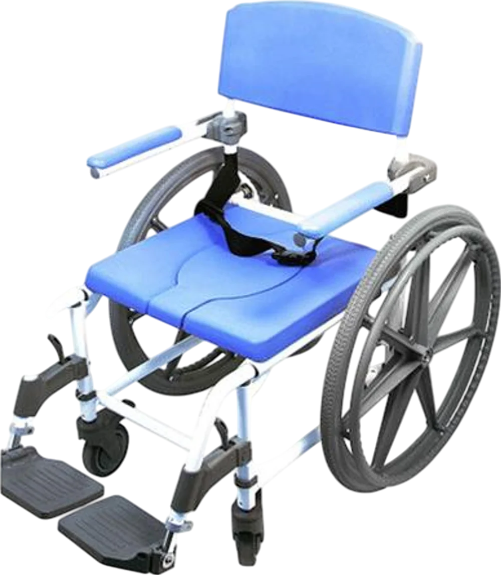 Healthline Ezee Life Rehab Shower Commode Chair - 20 Inch Seat