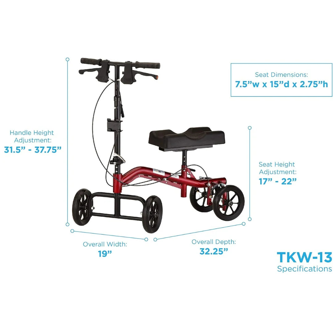 NOVA Turning Knee Walker – TKW-13 Heavy Duty Knee Knee Scooter