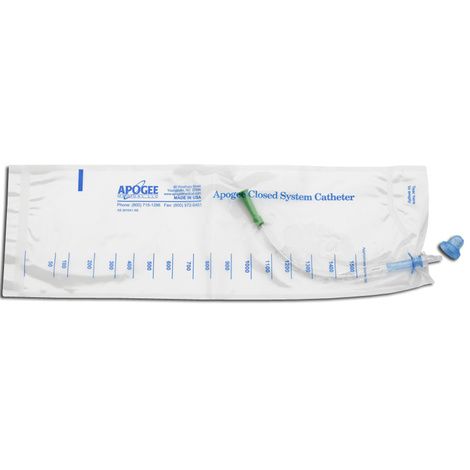 Hollister Apogee Plus Female Closed Intermittent Catheter - Straight Tip
