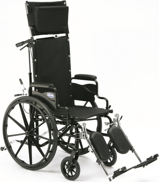 Invacare IVC 9000 XT Recliner Wheelchair – Heavy-Duty 180° Reclining Support