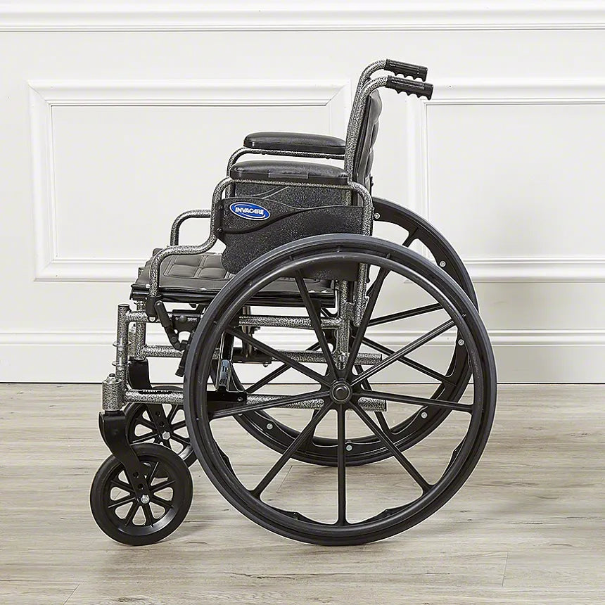Invacare Tracer EX2 Wheelchair – Dual Axle Folding Standard Wheelchair, 250 lb Capacity
