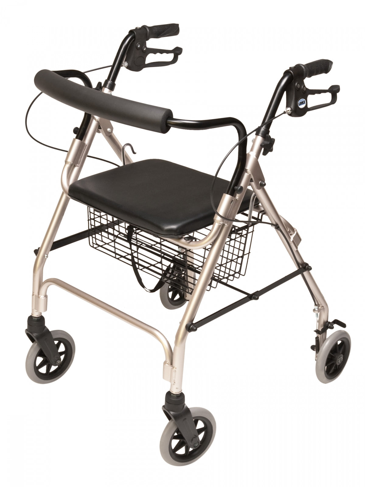 Lumex Walkabout Lite Rollator RJ4300 – Lightweight 4-Wheel Rollator Walker with Seat