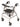 Lumex Walkabout Lite Rollator RJ4300 – Lightweight 4-Wheel Rollator Walker with Seat