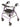 Lumex Walkabout Lite Rollator RJ4300 – Lightweight 4-Wheel Rollator Walker with Seat