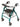 Lumex Walkabout Lite Rollator RJ4300 – Lightweight 4-Wheel Rollator Walker with Seat