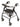 Lumex Walkabout Lite Rollator RJ4300 – Lightweight 4-Wheel Rollator Walker with Seat