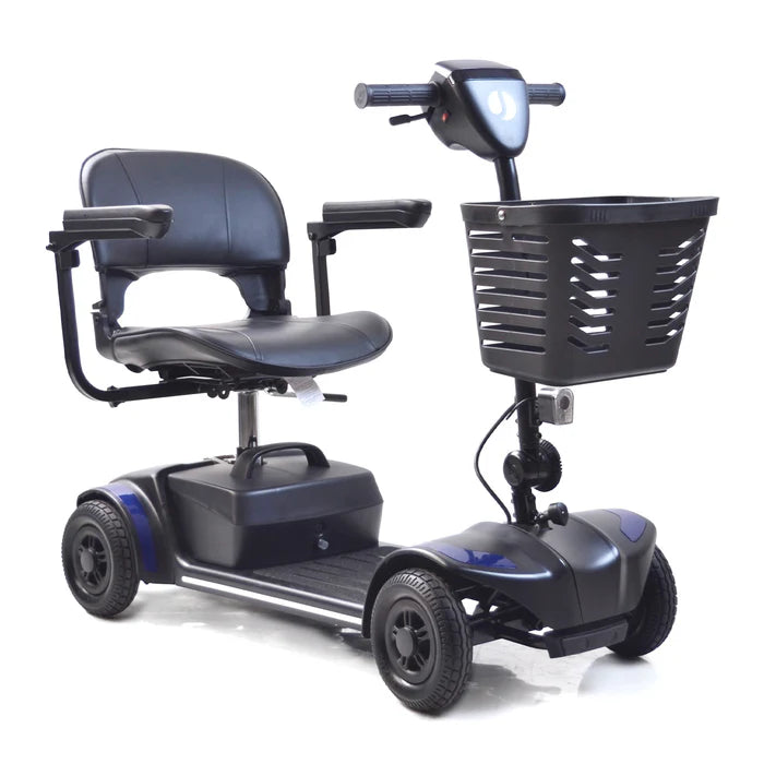 Journey Adventure 4-Wheel Travel Mobility Scooter – 33 lb Heaviest Piece, 12.4 Mile Range