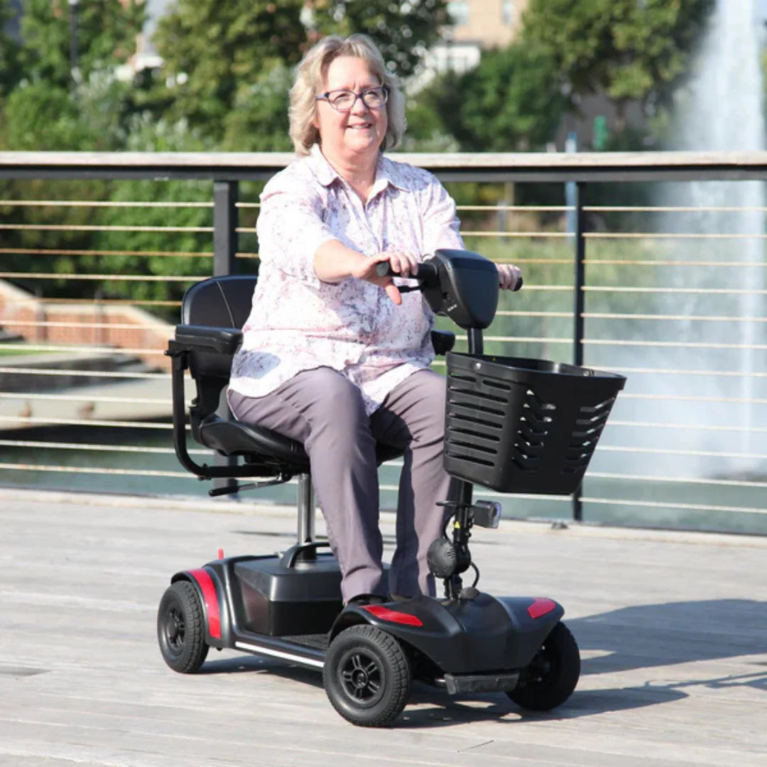 Journey Health Adventure 4-Wheel Portable Mobility Scooter – 12.4 Mile Range