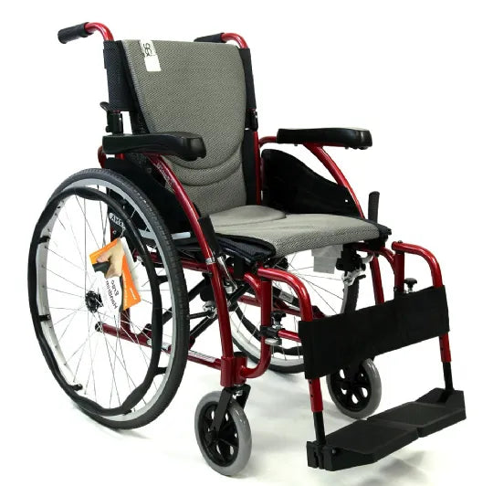 Karman S-ERGO 125 Ergonomic Lightweight Wheelchair – S-Shape Seat Frame, 25 lb