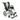 Karman S-Ergo Lite Lightweight Transport Wheelchair with Ergonomic Seating