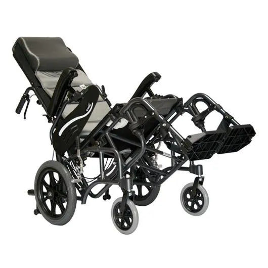 Karman VIP515TP Tilt-in-Space Transport Chair – Foldable Positioning Mobility