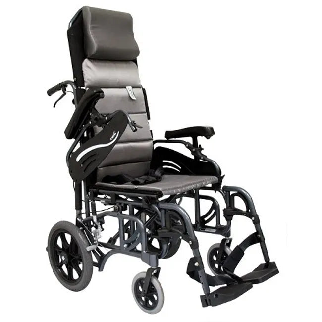 Karman VIP515TP Tilt-in-Space Transport Chair – Foldable Positioning Mobility