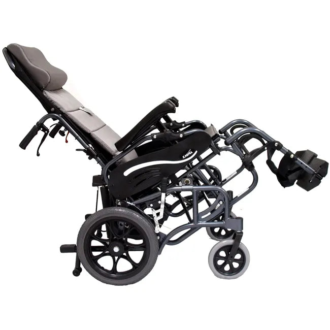 Karman VIP515TP Tilt-in-Space Transport Chair – Foldable Positioning Mobility
