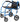 Rhythm Healthcare Super Lite 19 Aluminum Companion Chair – 19" Seat, 300 lb Capacity
