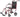Rhythm Healthcare Super Lite 19 Aluminum Companion Chair – 19" Seat, 300 lb Capacity