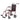 Rhythm Healthcare Aluminum Companion Transport Chair – 19" Seat, 300 lb Capacity