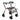 Dolomite Legacy Rollator Walker – Posture-Promoting Rolling Walker with Seat