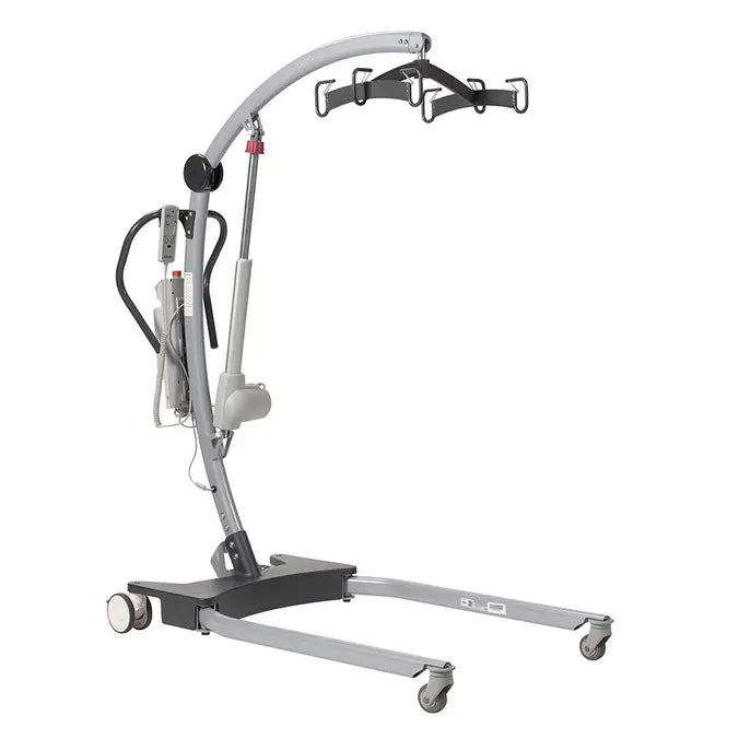 Drive Medical Levantar FLP500 Electric Patient Lift – 500 lb Battery Powered Floor Lift with Power Base