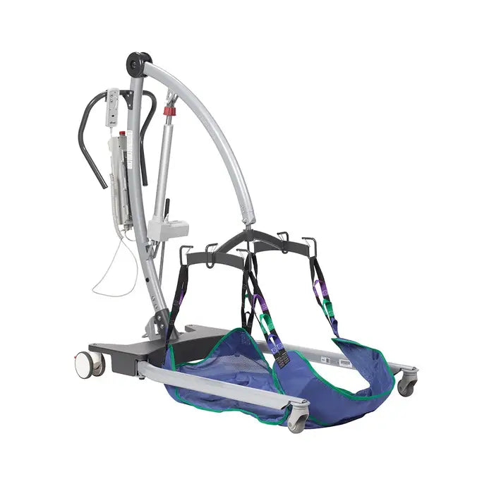 Drive Medical Levantar FLP500 Electric Patient Lift – 500 lb Battery Powered Floor Lift with Power Base