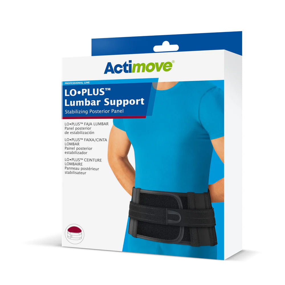 Actimove LO•PLUS Lumbar Support – Stabilizing Posterior Panel Lumbar Brace