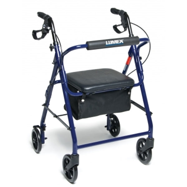 Lumex LX-4900 Walkabout Basic Four-Wheel Rollator