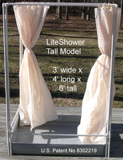 LiteShower Tall Model - General purpose indoor portable showers